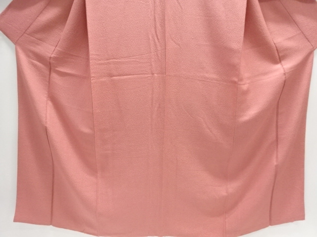  氷割れ模様織出し色無地着物